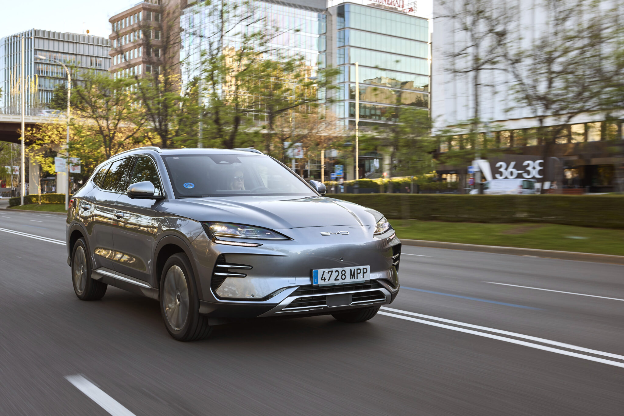 BYD Seal U en el Paseo de la Castellana