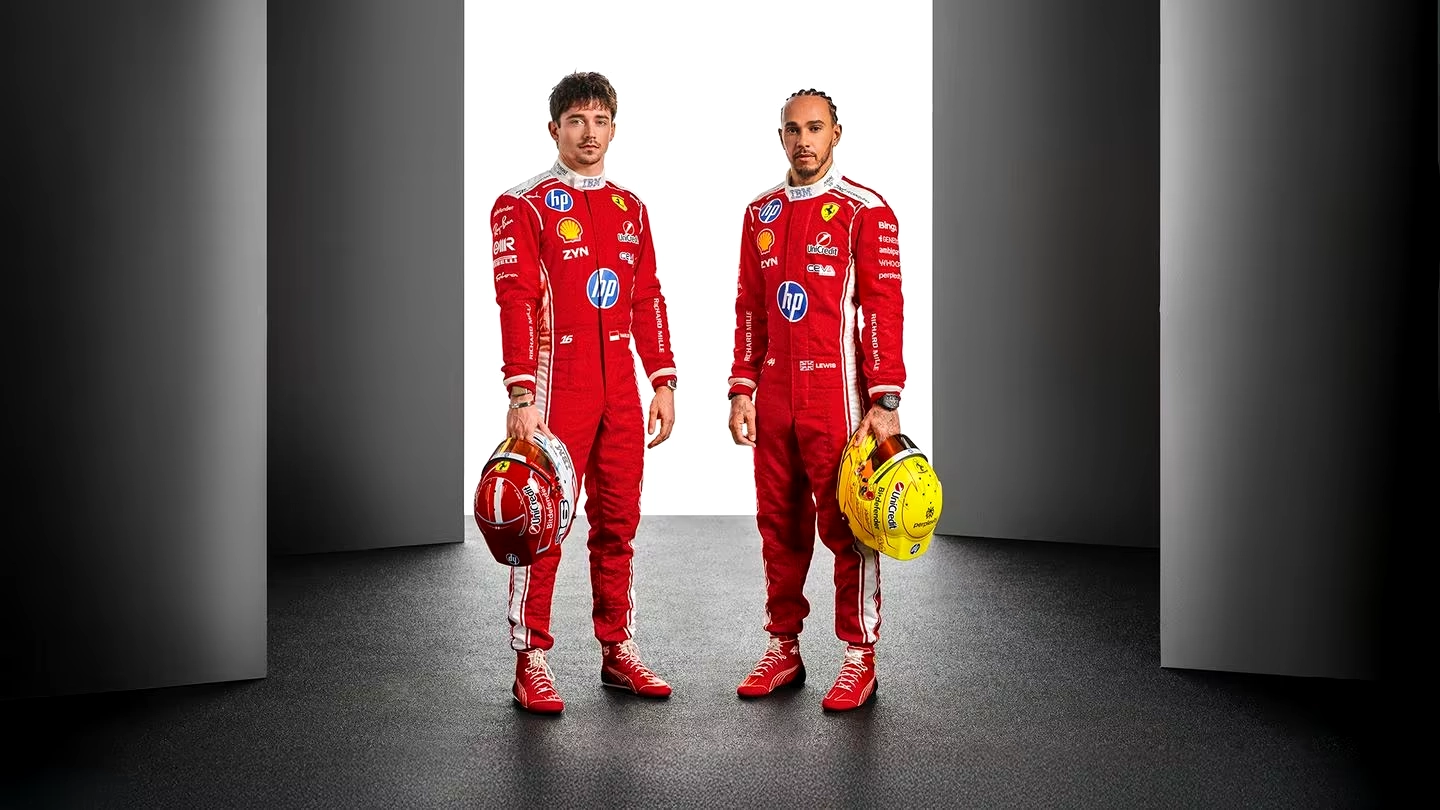 Charles Leclerc y Lewis Hamilton