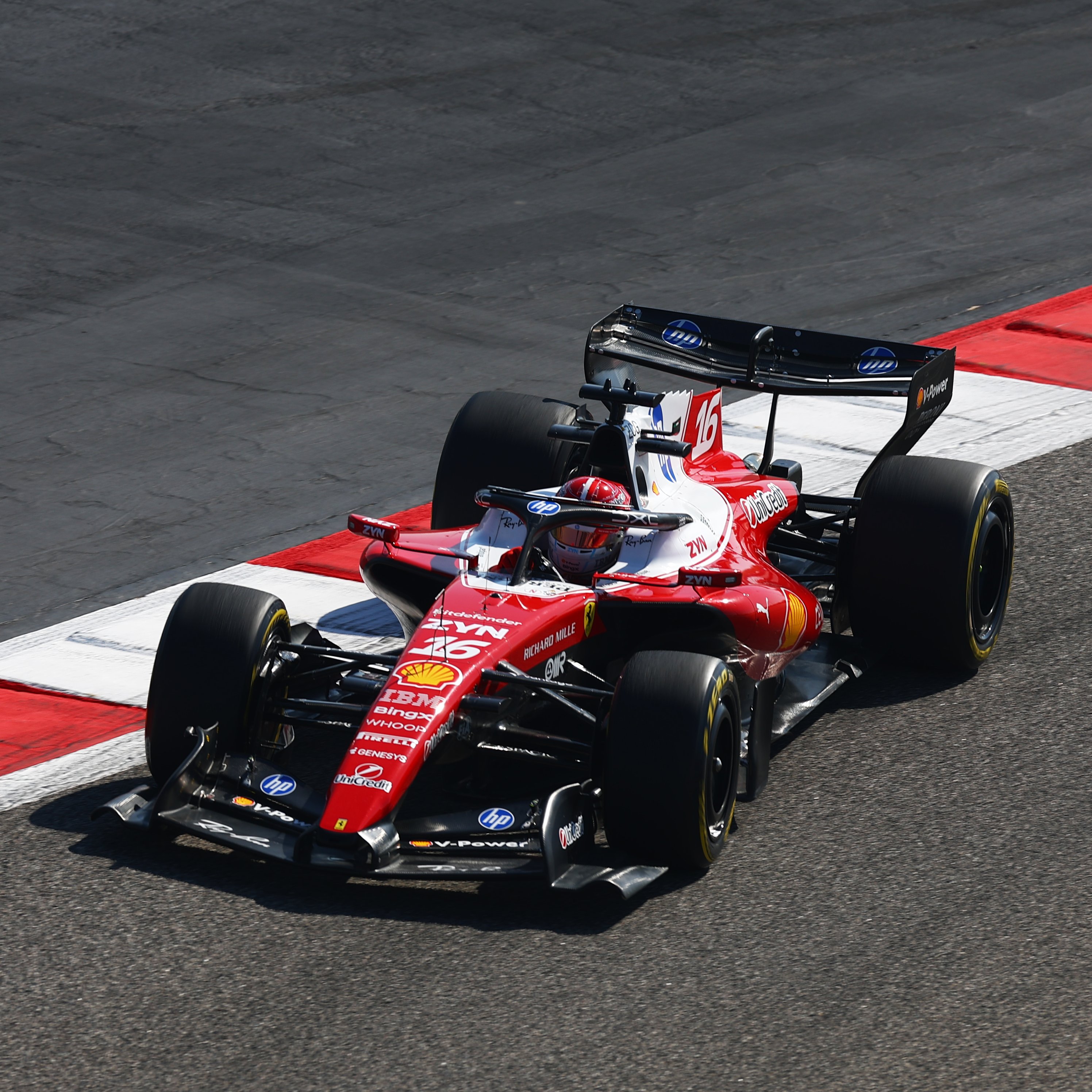 Charles Leclerc en el Día 4 de estos test 2 de Bahréin