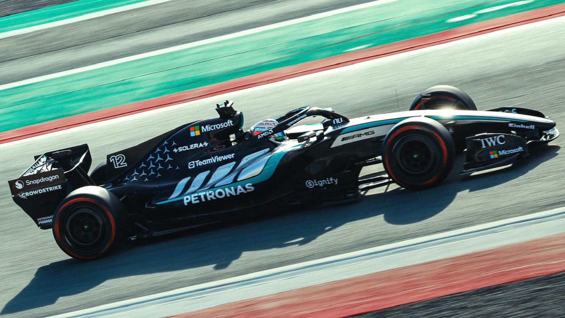 Kimi Antonelli en el shakedown de Barcelona