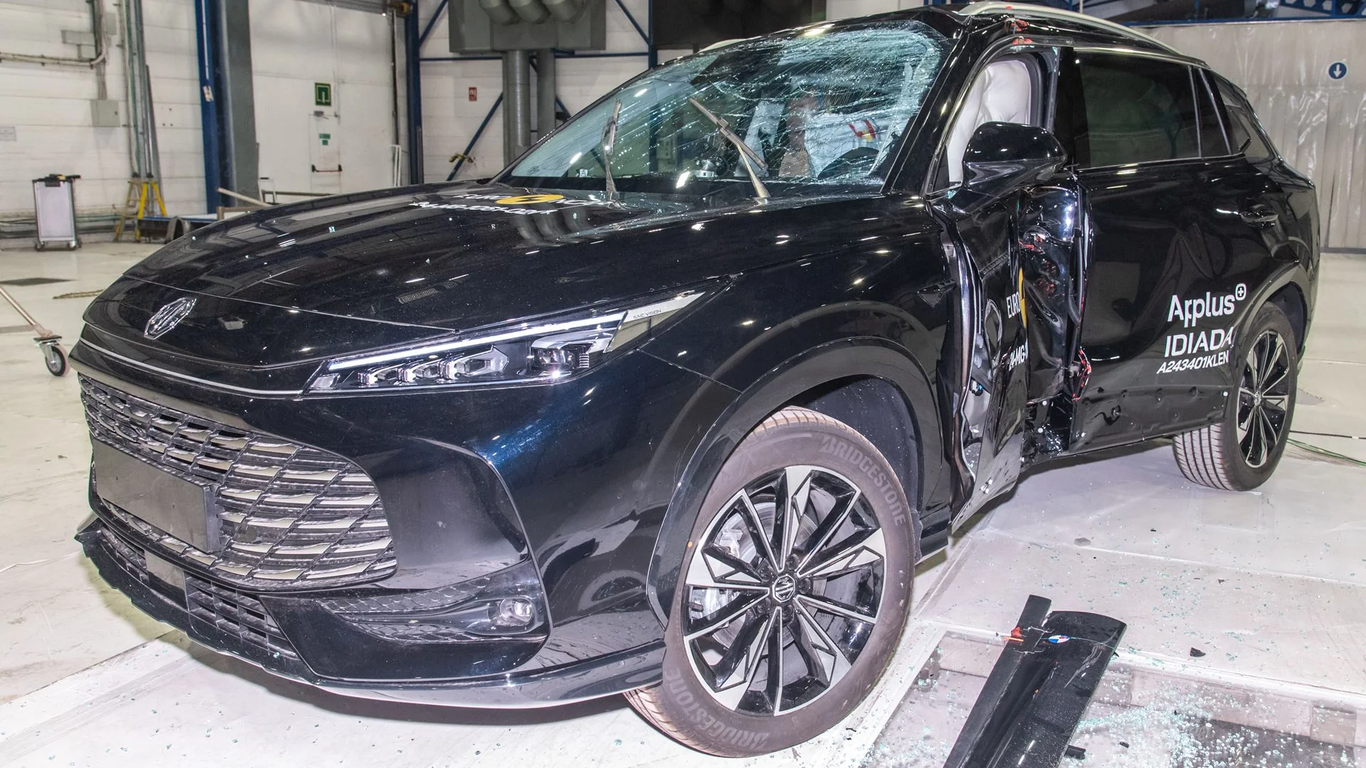 MG HS test Euro NCAP 2024