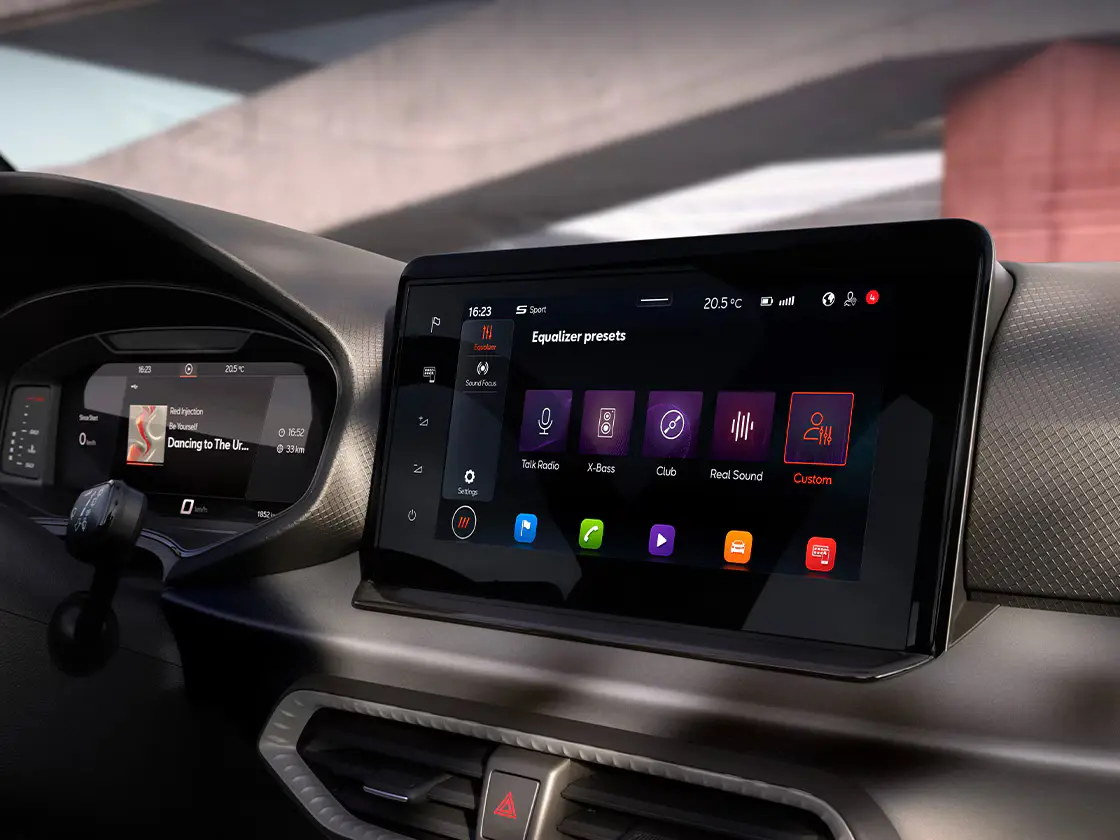 Interior del SEAT Ibiza