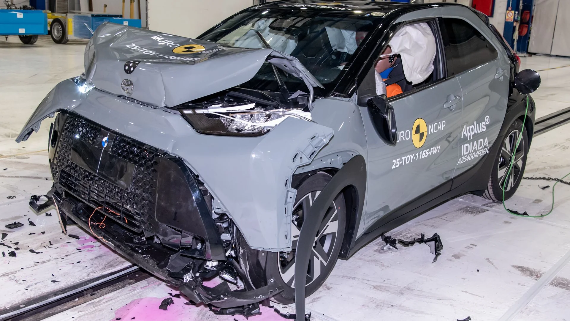 Toyota Aygo X test Euro NCAP 2025