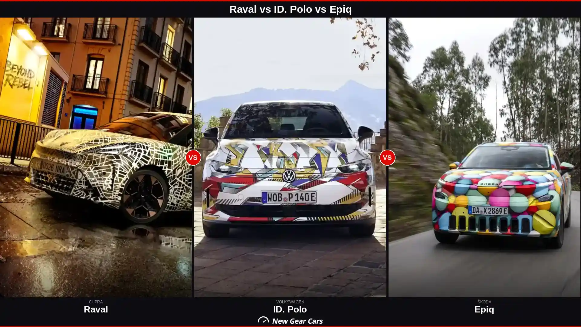 CUPRA Raval vs Volkswagen ID.Polo vs Škoda Epiq: cuál elegir en 2026